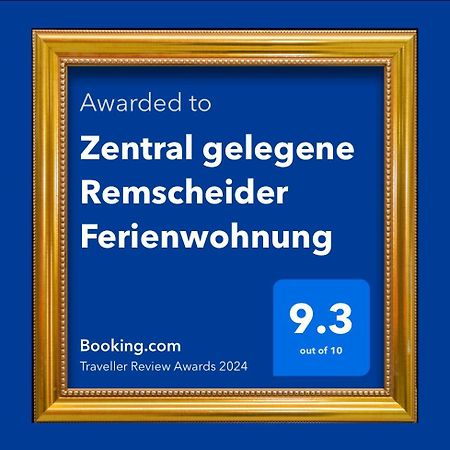 Zentral Gelegene Remscheider Ferienwohnung Kültér fotó
