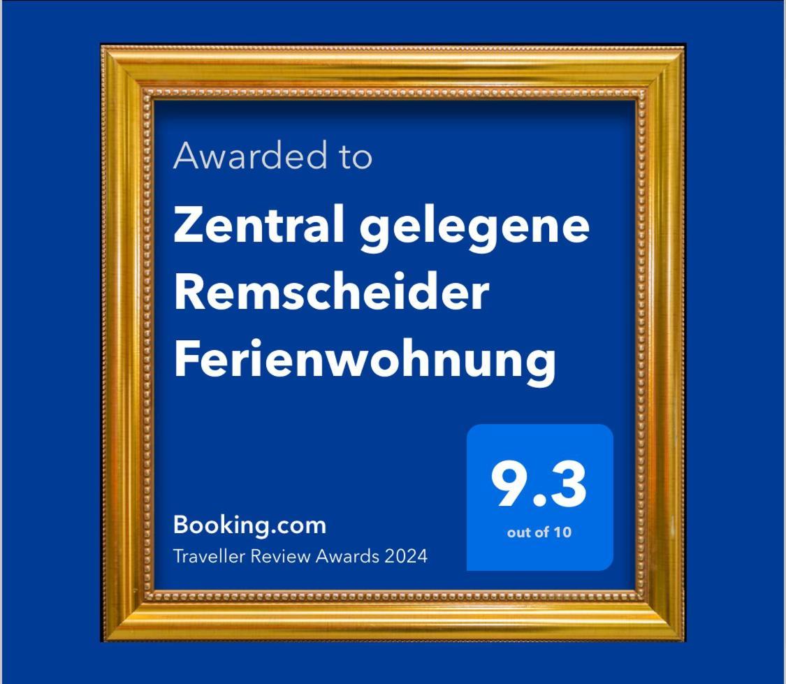 Zentral Gelegene Remscheider Ferienwohnung Kültér fotó